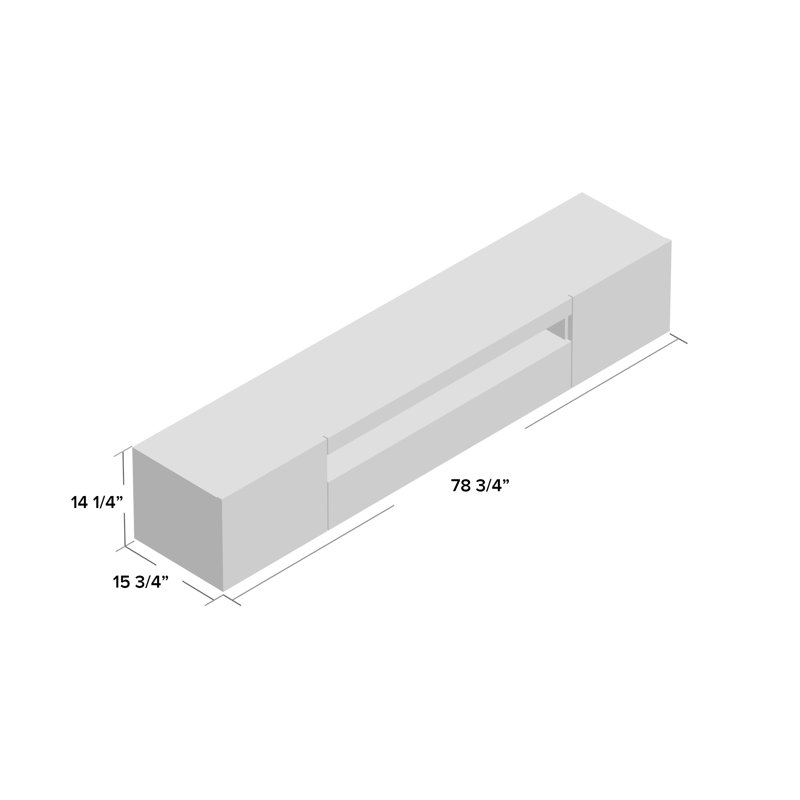 Orren Ellis Cribbs TV Stand for TVs up to 88" & Reviews Wayfair